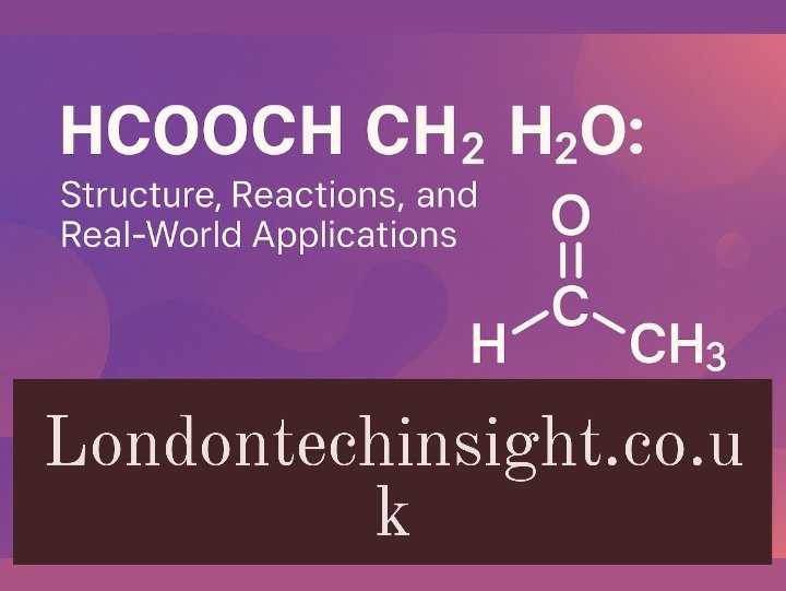 HCOOCH CH2 H2O