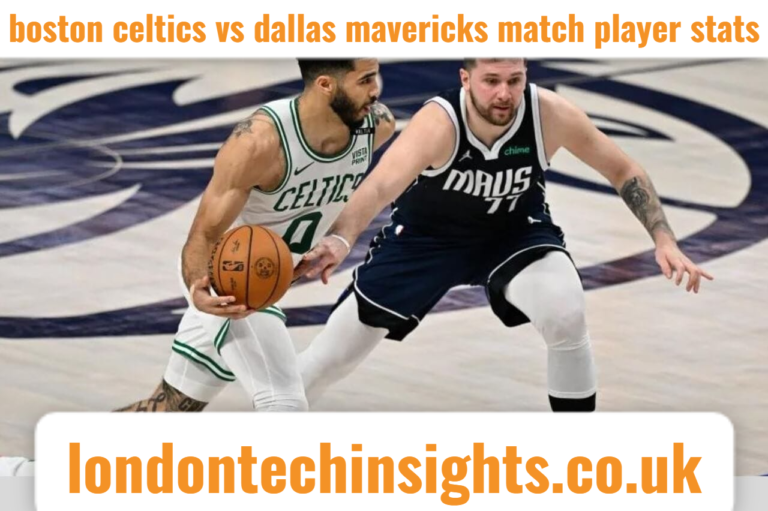 boston celtics vs dallas mavericks match player stats
