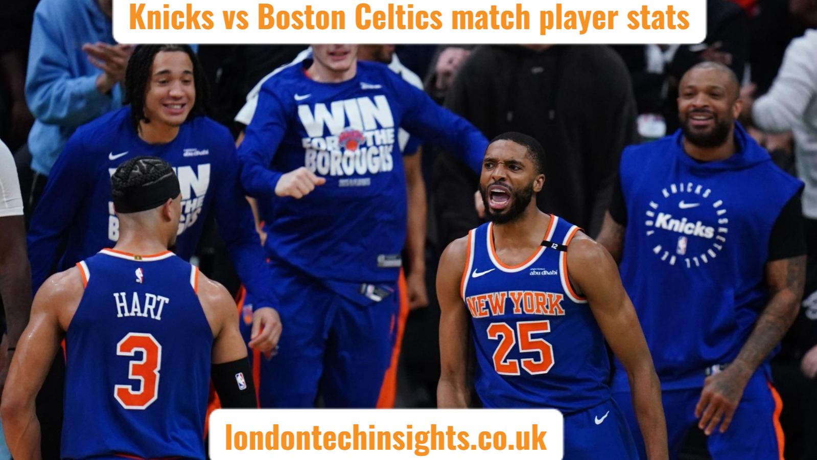 Knicks vs Boston Celtics match player stats