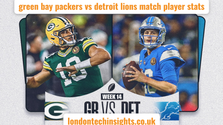 green bay packers vs detroit lions match player stats