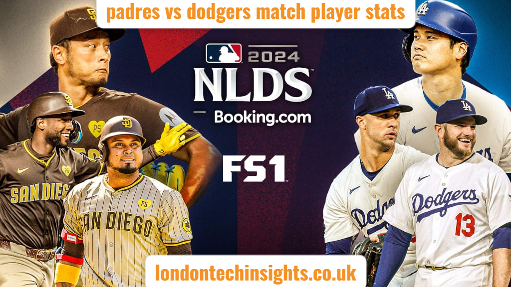 padres vs dodgers match player stats