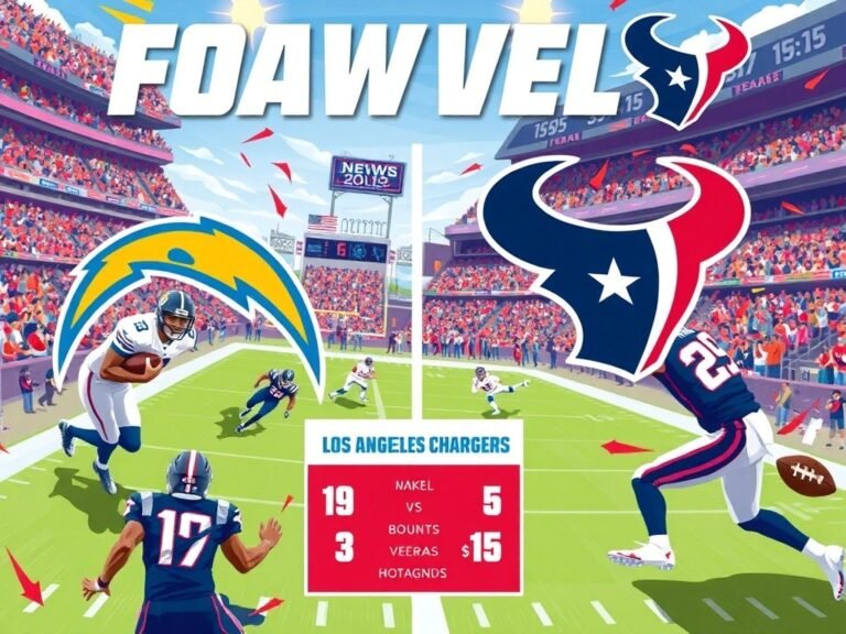 Chargers vs Texans match player stats