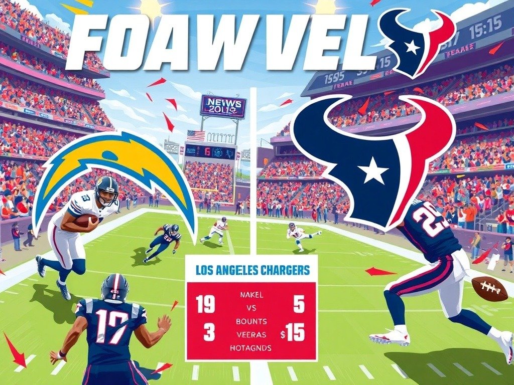 Chargers vs Texans match player stats