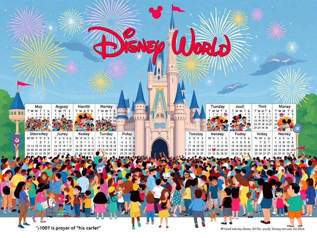 disney world crowd calendar